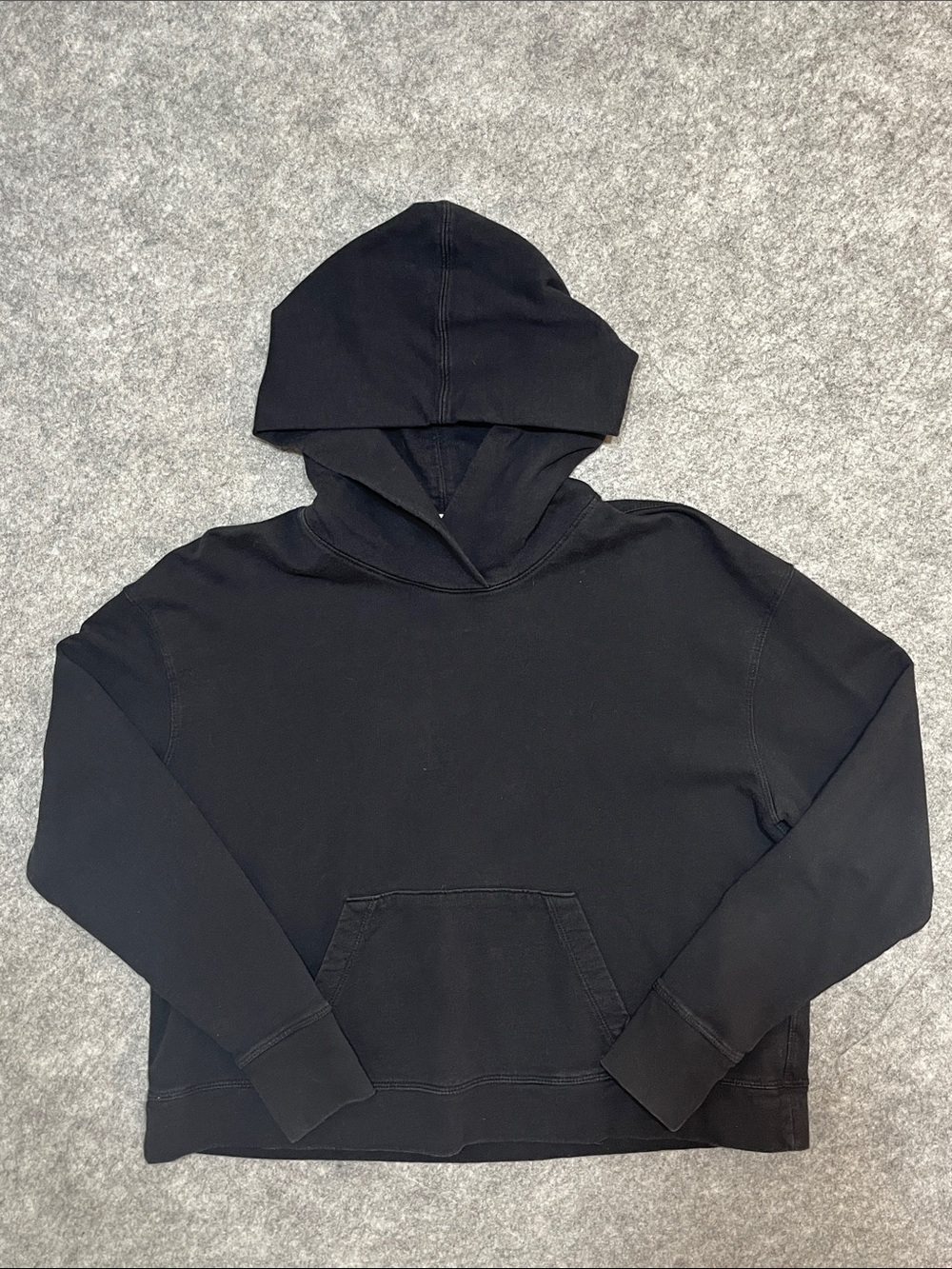 James Perse Black Hoodie Sweatshirt